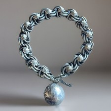 Bracelet argent breloque d'occasion  Bordeaux-