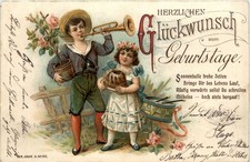 Geburtstag musik prägekarte gebraucht kaufen  Eimeldingen