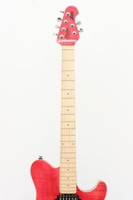 Guitarra elétrica Sterling Music Man Sub Ax3FM-Stp-M1 rosa topo de chama usada comprar usado  Enviando para Brazil