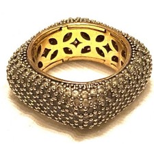 Anel pavê quadrado vintage folheado a ouro sobre cristal de aventurina transparente tamanho 7,75 comprar usado Anel pavê quadrado vintage folheado a ouro sobre cristal de aventurina transparente tamanho 7,75 comprar usado  Enviando para Brazil