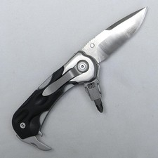 Leatherman EUA modelo K502x faca de bloqueio traseira, bits, clipe de bolso; descontinuado comprar usado  Enviando para Brazil