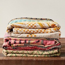 Vintage kantha quilt for sale  BUCKFASTLEIGH