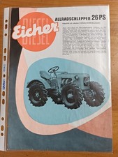 Prospekt eicher ed26 gebraucht kaufen  Spraitbach