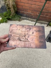 Antique copper engraving for sale  SUNDERLAND