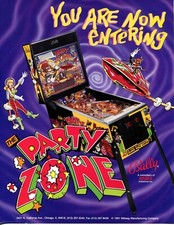 Party zone pinball for sale  Silver Spring