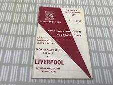 Northampton town liverpool for sale  FOLKESTONE