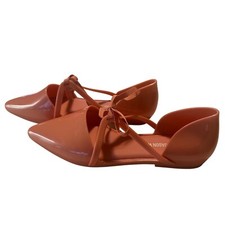 Melissa / Jason Wu rosa com cadarço plano vegano e crueldade livre tamanho 8 comprar usado  Enviando para Brazil