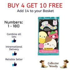 Coleção de cartas colecionáveis Squishmallows 2025 Panini - Cartões base #1 - #180 comprar usado  Enviando para Brazil