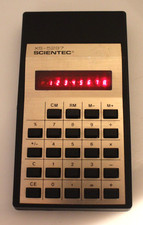 Calcolatrice vintage scientec usato  Spedire a Italy
