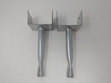 Lote de 2 conectores estruturais USP #EBG44-TZ base de poste elevada 10" construção comprar usado  Enviando para Brazil