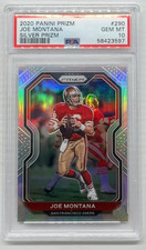 2020 Prizm Joe Montana Silver Prizm #290 PSA 10 Gem Estado perfeito San Francisco 49ers comprar usado  Enviando para Brazil