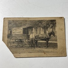 Rppc postcard grocery for sale  Lake Zurich