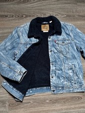 Giacca jeans levi usato  Spedire a Italy