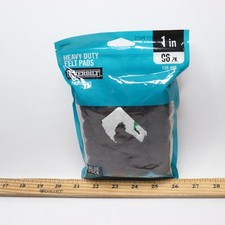 Almofadas de feltro autoadesivas Everbilt resistentes marrom 1" 128 498 (96 peças), usado comprar usado  Enviando para Brazil