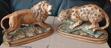 Jolie statuettes leopard d'occasion  Beauvais