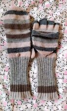 Divertidos guantes/guantes vintage de punto de lana y angora segunda mano  Embacar hacia Mexico