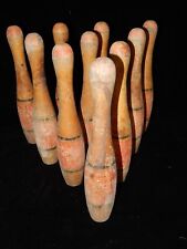 vintage wooden bowling pin for sale  Hull