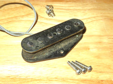 Captador de ponte Fender 1973 cinza bobina única telecaster, usado comprar usado  Enviando para Brazil