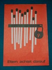 Riginal plakat streichhölzer gebraucht kaufen  Erfurt