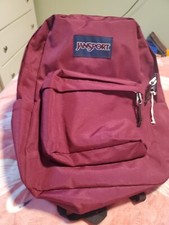 Jansports backpack burgundy for sale  Morrice