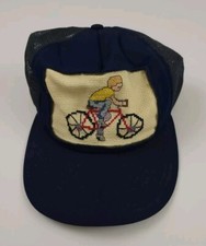 Chapéu caminhoneiro personalizado costurado bicicleta vintage anos 80 exclusivo único LEIA  comprar usado  Enviando para Brazil