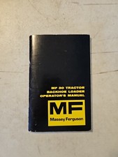Retroescavadeira vintage 1972 Massey Ferguson Mf 30 manual do operador comprar usado  Enviando para Brazil