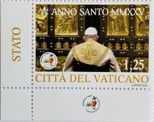 Vaticano 2025 francobollo usato  Roma