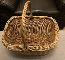 wicker trug basket for sale  CHESTERFIELD