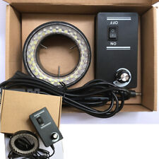 Iluminador Ring Light 60-LED lâmpada ajustável para microscópio ZOOM ESTÉREO focado comprar usado  Enviando para Brazil