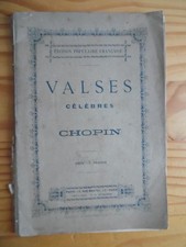 Partition valses celebres d'occasion  La Baule-Escoublac