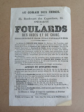Tract publicitaire foulards d'occasion  Nantes-