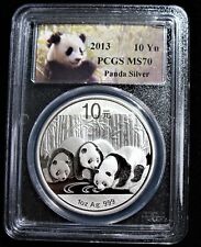 Usado, China: 2013 S10Y Silver Panda PCGS MS-70 comprar usado  Enviando para Brazil