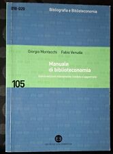 Manuale biblioteconomia 5ª usato  Barletta