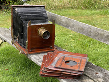 Vintage mahogany camera for sale  TRURO