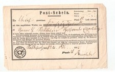 Post schein 1863 gebraucht kaufen  Marl