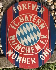 Bayern münchen blechschild gebraucht kaufen  Bad Frankenhausen/Kyffhäuser