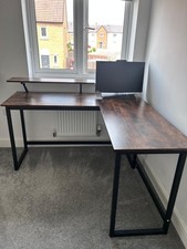 Corner shape desk for sale  WELLINGBOROUGH