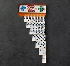 Antigo Jogo de Dominó Mexicano Pequeno Minúsculo Miniatura Anos 70 com Pequeno Estojo de Madeira Esculpido à Mão comprar usado Antigo Jogo de Dominó Mexicano Pequeno Minúsculo Miniatura Anos 70 com Pequeno Estojo de Madeira Esculpido à Mão comprar usado  Enviando para Brazil