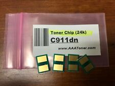 4pk-Reset Chip Toner Para OKI C911, somente modelo C911dn (24k) Refil comprar usado  Enviando para Brazil