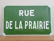 Enamel plate rue d'occasion  Expédié en Belgium