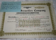 Boston securities company for sale  Douglas