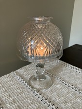 Usado, Lâmpada de fada corte transparente PartyLite vidro fada 2 peças lâmpada chá luz vela 6,5” comprar usado  Enviando para Brazil