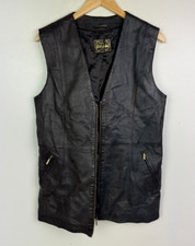 Real leather waistcoat for sale  BROMLEY