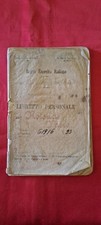 Libretto personale prima usato  Vignate