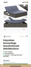 Polyrattan sonnenliege 200x160 gebraucht kaufen  Koberg, Breitenfelde, Lankau