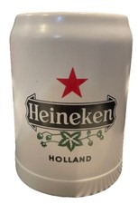 Caneca de cerveja HEINEKEN Holland Tankard pesada excelente estado 5 polegadas de altura comprar usado  Enviando para Brazil