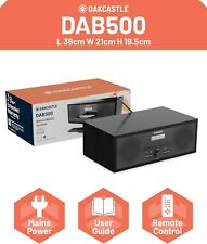 Radio DAB z CD, FM, USB, Bluetooth, pilotem, OAKCASTLE DAB500, PRZETESTOWANE na sprzedaż  Wysyłka do Poland