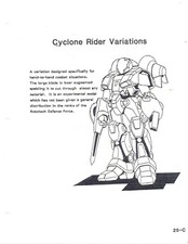 ROBOTECH "Cyclone Rider" Guia de Estilo Carl & Svea Macek Texto/Layout Harmonia Dourado comprar usado  Enviando para Brazil