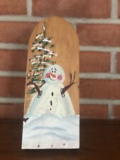 Snowman scene hand for sale  Bridgeton