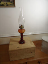 oil lamps coloured for sale  WAKEFIELD